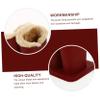 SHOWERORO Compact Eyeglass Holder Stand Plush Lining Double Eyeglass Showcase for Home Office Glasses Storage Holder view 3