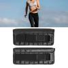 Adjustable Ankle and Wrist Weights, Imitation Leather Sandbag with 8 Compartments for Steel Plates, 1-3kg Fitness Training Equipment for Men and Women, Exercise, Running, Jogging view 4