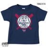 Take Me Out to The Ball Game Baby Apparel for Atlanta Baseball Fans (NB-7T) (Navy Toddler Tee, 5/6T) view 2