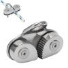 Boat Cam Cleat,Stainless Cam Cleat Sailboat Rope For Climbing Stick,Ship Yacht Parts,316 Stainless Steel Cam Cleat Proof Fair ing Ring Fit For 3 to 15mm Rope view 2