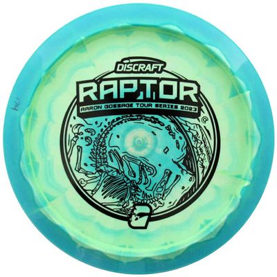 Discraft Limited Edition 2023 Tour Series Aaron Gossage Understamp Swirl ESP Raptor Distance Driver Golf Disc | Colors Will Vary