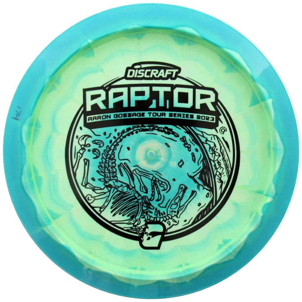 Discraft Limited Edition 2023 Tour Series Aaron Gossage Understamp Swirl ESP Raptor Distance Driver Golf Disc | Colors Will Vary