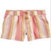 OshKosh B'Gosh Baby Girls Pull-on Shorts, Multi Stripe, 8 US view 1