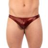 Gary Majdell Sport Mens Unique Print Contour Pouch Thong Swimsuit (Red Hologram, X-Large) view 2