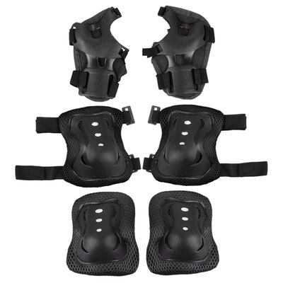 Toyvian 6Pcs Boy Girl Protective Gear Black Knee Pads Elbow Pads for Cycling Skateboard Scooter Outdoor Sports Comfort
