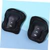 Toyvian 6Pcs Boy Girl Protective Gear Black Knee Pads Elbow Pads for Cycling Skateboard Scooter Outdoor Sports Comfort view 2
