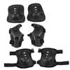 Toyvian 6Pcs Boy Girl Protective Gear Black Knee Pads Elbow Pads for Cycling Skateboard Scooter Outdoor Sports Comfort view 3