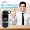 The Crafty Engineer Flower Girl or Ring Bearer Water Bottle - 12 oz Insulated Water Bottle for Kids - The Perfect Ring Bearer or Ring Security Proposal Gift - Hot Pink (Flower Girl) view 4