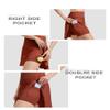 ZUTY 18" High Waisted Tennis Skirt for Women Skorts Skirts with Pockets Casual Modest Long Golf Athletic Running Rose red S view 3