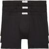 Calvin Klein Pure Cotton Stretch 3-Pack Boxer Brief Snow Heather/Grey/Black X-Large view 1