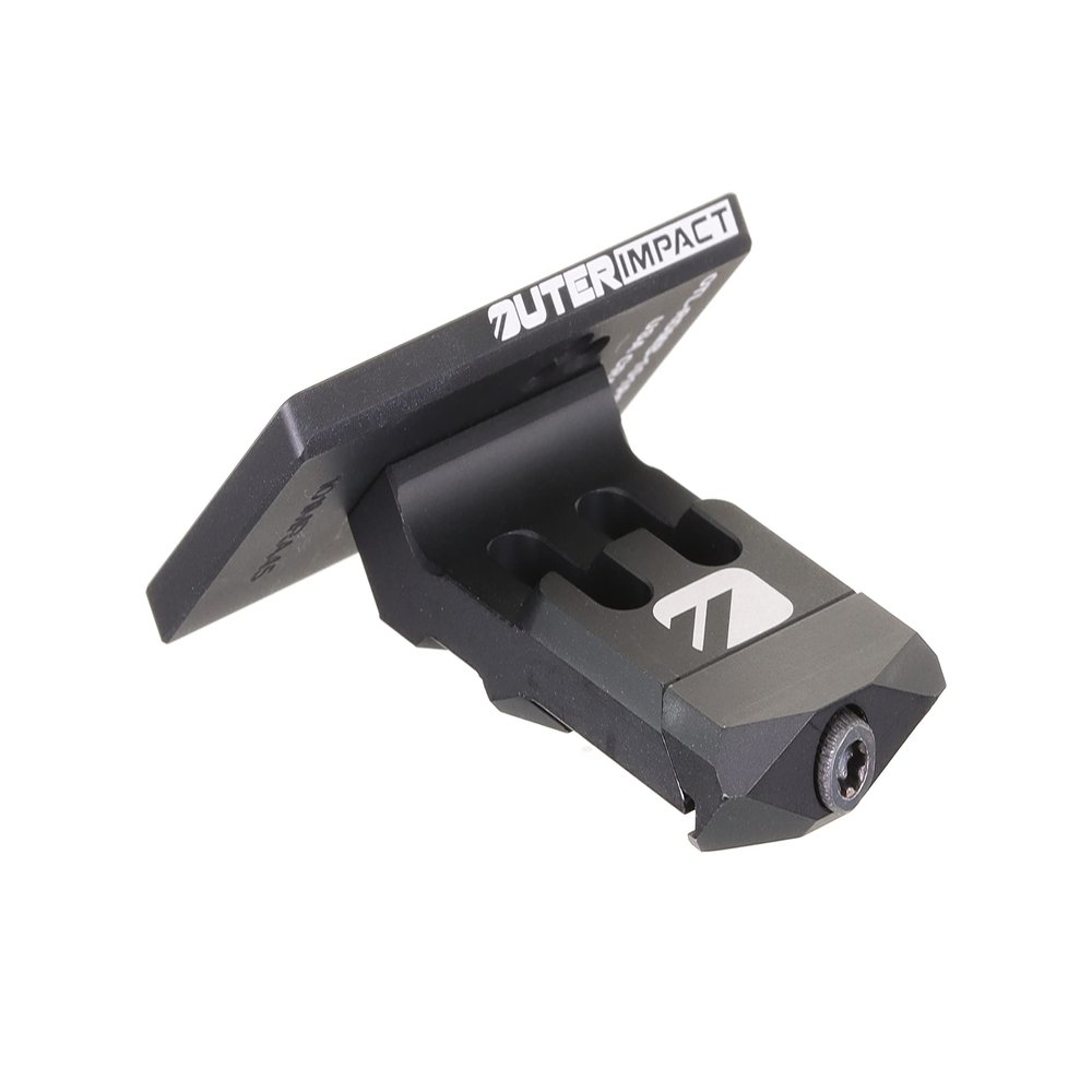 Outerimpact 45 Degree Offset Optics Mount with Red Dot Adapter Plate
