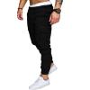 GOKKILRW Mens Outdoor Hiking Cargo Pants Slim Fit Tapered Athletic Jogger Stretch Lightweight Casual Work Cycling Pants Chino(Black,XX-Large) view 2