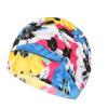 SUNTRADE Women Nylon Swim Caps, Fabric Cloth Pleated Elastic Swimming Cap Bathing Cap Swim Hats for Thick Curly Long Short Hair,3 pcs (Flower) view 4