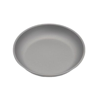 Echeson Outdoor Portable Pure Titanium Dinner Plate Camping Tableware (Color : 117mm)