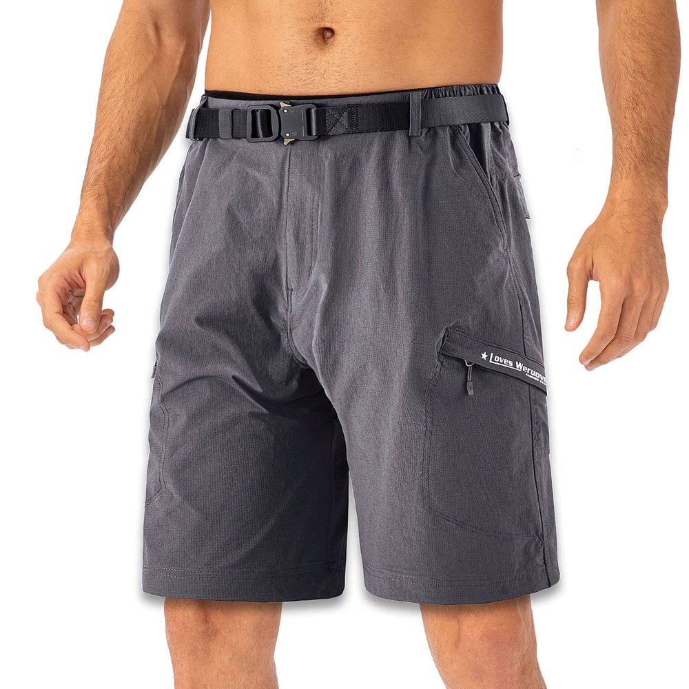 Men's Outdoor Hiking Shorts Quick Dry Stretch Cargo Training Fishing Golf UPF Sun Protect Work Actives