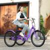 DoCred Electric Tricycle for Adults, 350W 36V Electric Trike Motorized Three Wheel Electric Bikes Bicycle with Large Basket for Women Men view 2