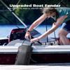 KEMIMOTO Boat Fenders, Boat Bumpers for Docking with Lope, Upgraded Boat Bumpers, Boat Fender for Docking for Pontoon, Jon Boat, Black, 2 PC view 2