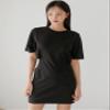 2023 Women's Dresses Solid Fitted Dress Women's Dresses (Color : Black, Size : Small) view 1