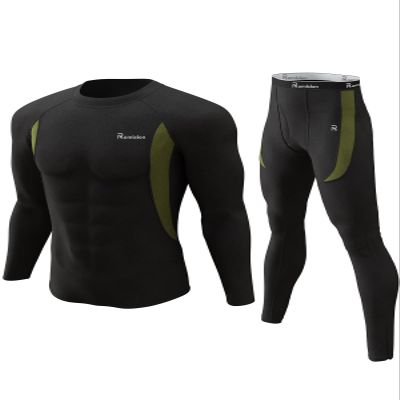 romision Thermal Underwear Long Johns for Men Fleece Lined Base Layer Cold Weather Hunting Gear Bottom and Top Set