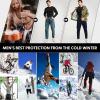 romision Thermal Underwear Long Johns for Men Fleece Lined Base Layer Cold Weather Hunting Gear Bottom and Top Set view 2