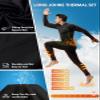 romision Thermal Underwear Long Johns for Men Fleece Lined Base Layer Cold Weather Hunting Gear Bottom and Top Set view 4