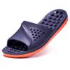 Mens Shower Shoes Quick Drying Non Slip Slippers Shower Sandals With Drain Holes Open Toe House Bathroom Slides for Bedroom College Dorm Beach (Navy, Adult, Men, 8.5, Numeric Range, US Footwear Size System, 9, Medium) view 3