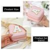 Parima Travel Jewelry Organizer for Women | Necklace, Earring, Ring Organizer | Women's Travel Gifts - Letter I, Pink view 4