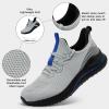 Akk Mens Hand Free Slip On Wide Walking Shoes Memory Foam Runnning Tennis Shoes Lightweight Breathable Casual Sneakers view 2