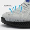 Akk Mens Hand Free Slip On Wide Walking Shoes Memory Foam Runnning Tennis Shoes Lightweight Breathable Casual Sneakers view 3