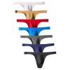GOKKILRW Mens Thongs G-String Bikini Briefs Bulge Pouch Soft Comfortable Breathable Hot Underwear Sexy G-Strings Briefs(Grey,3X-Large) view 3