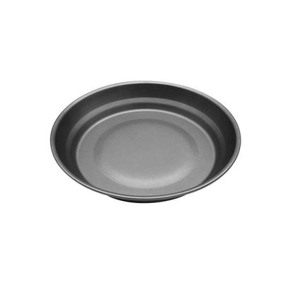 BRASSU Outdoor Portable Pure Titanium Dinner Plate Camping Tableware (Color : 155 * 25mm)