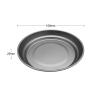 BRASSU Outdoor Portable Pure Titanium Dinner Plate Camping Tableware (Color : 155 * 25mm) view 2