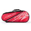 HUNDRED Two Step Badminton and Tennis Racquet Kit Bag | Size: Medium | Material: Polyester | 2 Compartments | Front Zipper Pocket | Padded Back Straps | Easy-Carry Handle | Red (6in1) view 1
