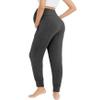 WiWi Women's Viscose from Bamboo Maternity Pants Soft Over The Belly Pregnancy Leggings High Waist Stretchy Bottoms S-XL, Charcoal Heather, Small view 2