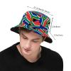Cute South Africa Flag Bucket Hats Fashion Sun Cap Packable Summer Outdoor South African Fisherman Hat for Men Women view 3