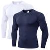 Compression Shirts Men Long Sleeve Athletic Thermal Shirt Workout Cool Dry Running Tops Sports Gym Undershirt Base Layer Tops view 1