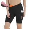 Santic Womens Bike Shorts Padded Cycling Shorts Bicycle Short with Pocket Wide Waistband Shorts view 1