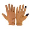 eGlove eQUEST GripPro X-LITE - Lightweight, Breathable, and Grippy - Comfort Mesh Back - Touchscreen Riding Gloves - 2022/23 (Caramel - Plain Cuff, XX-Small) view 1