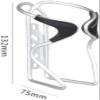 RMENST Bike Water Bottle Holder, Alloy Aluminum Lightweight Water Bottle Holder Cages for Road and Mountain Bikes Bike Water Bottle Cage (Color : Silver) view 3