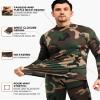 CL Thermal Underwear Long Johns for Men,Hunting Gear Sport Top and Bottom Set Winter Base Layer Long Underwear for Outdoor view 2
