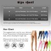 LiiYii Women's Shiny Yoga Pants Glossy Footless High Elastic Tights Toeless Long Thin Leggings Pink Large view 4