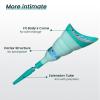 TRIPTIPS Pee Conch Foldable Female Urinal Device Portable Urinal for Women Pee Funnel for Women Travel, She Pee Cup for Women Stand to Pee Womens Urinal Funnel with Tube Case (D-Purple) view 4