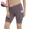 Santic Womens Bike Shorts Padded Cycling Shorts Bicycle Short with Pocket Wide Waistband Shorts view 1