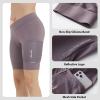 Santic Womens Bike Shorts Padded Cycling Shorts Bicycle Short with Pocket Wide Waistband Shorts view 3
