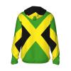 Jamaican Flag Jamaica Unisex Full Zip-Up Sun Protection Hoodie Long Sleeve Jacket Pocket Outdoor Travel Beach -X-Large view 4