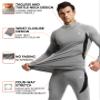 CL Thermal Underwear Long Johns for Men,Hunting Gear Sport Top and Bottom Set Winter Base Layer Long Underwear for Outdoor view 2