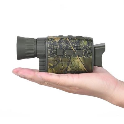 TFECOM Night Vision Monocular Camouflage Infrared Camera, Take Photos and 960P Video, 200m/656ft Long Viewing Range, for Complete Darkness, Hunting, Camping