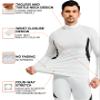 CL Thermal Underwear Long Johns for Men,Hunting Gear Sport Top and Bottom Set Winter Base Layer Long Underwear for Outdoor view 2