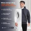 CL Thermal Underwear Long Johns for Men,Hunting Gear Sport Top and Bottom Set Winter Base Layer Long Underwear for Outdoor view 4