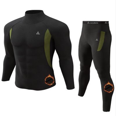 CL Thermal Underwear Long Johns for Men,Hunting Gear Sport Top and Bottom Set Winter Base Layer Long Underwear for Outdoor